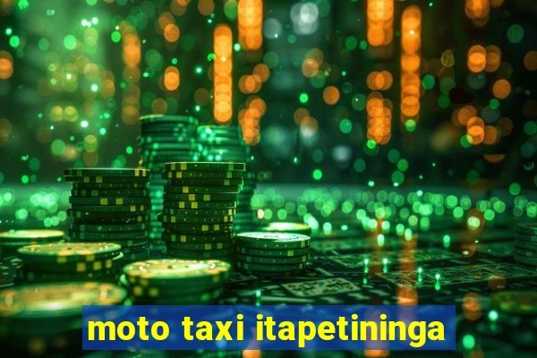 moto taxi itapetininga